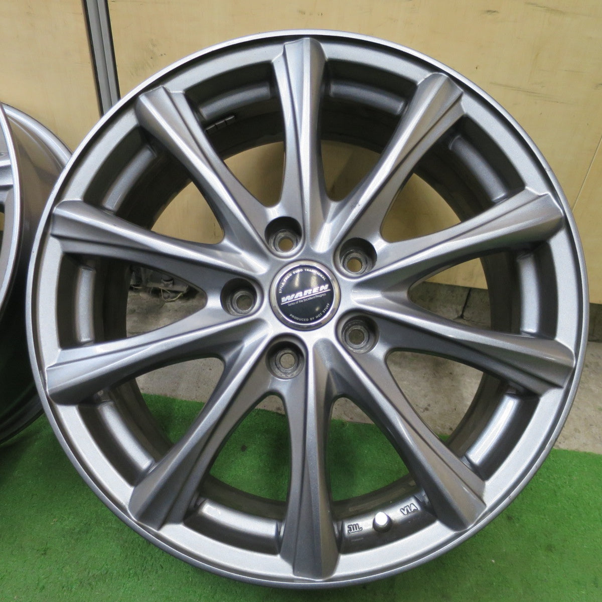 4本価格★WAREN HOT STUFF 17インチ ホイール ヴァーレン ホット スタッフ 17×7J PCD114.3/5H★6040103NGホ