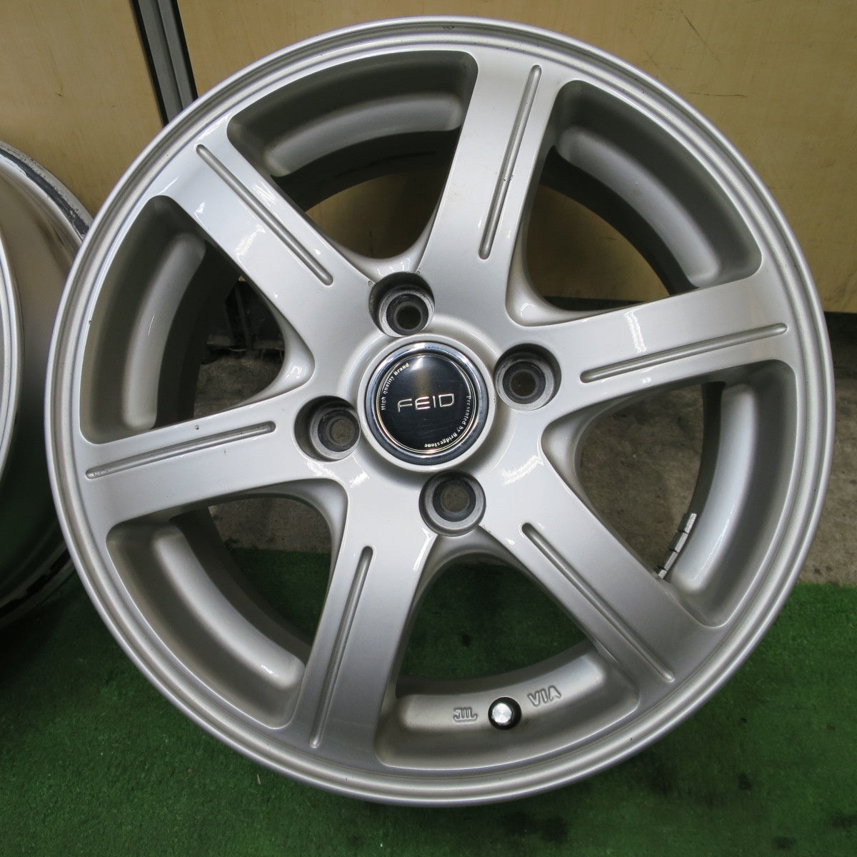 4本価格★FEID フェイド 14インチ ホイール 14×5.5J PCD100/4H★6042703NGホ