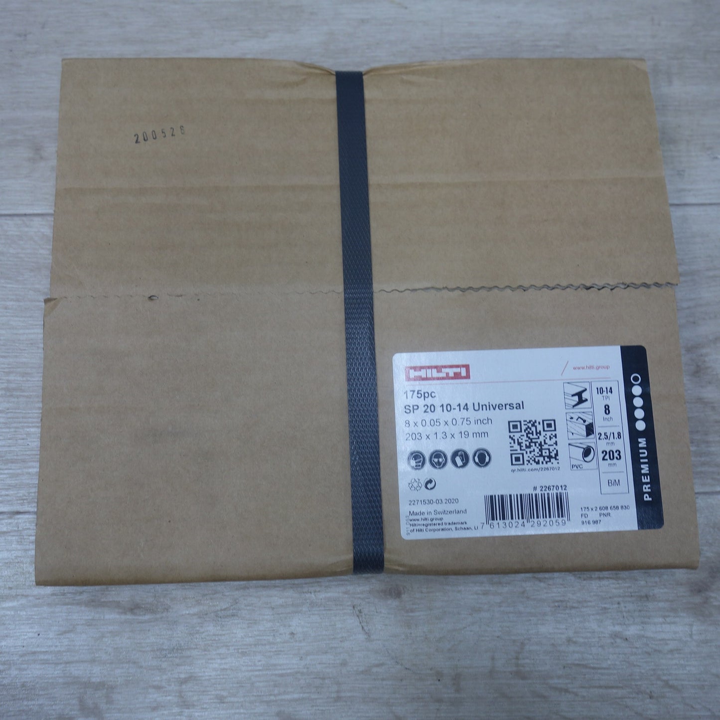 [送料無料] 未使用！175枚入◆HILTI  レシプロソー ブレード 替刃 SP 20 10-14 Universal #2267012 175枚入 セーバーソー セーバソー ヒルティ 切断◆