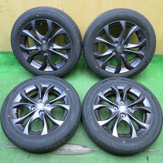 バリ溝！23年！8.5分★スズキ ソリオ 純正 165/60R15 ダンロップ エナセーブ EC204 15インチ PCD100/4H★5061307HAノ