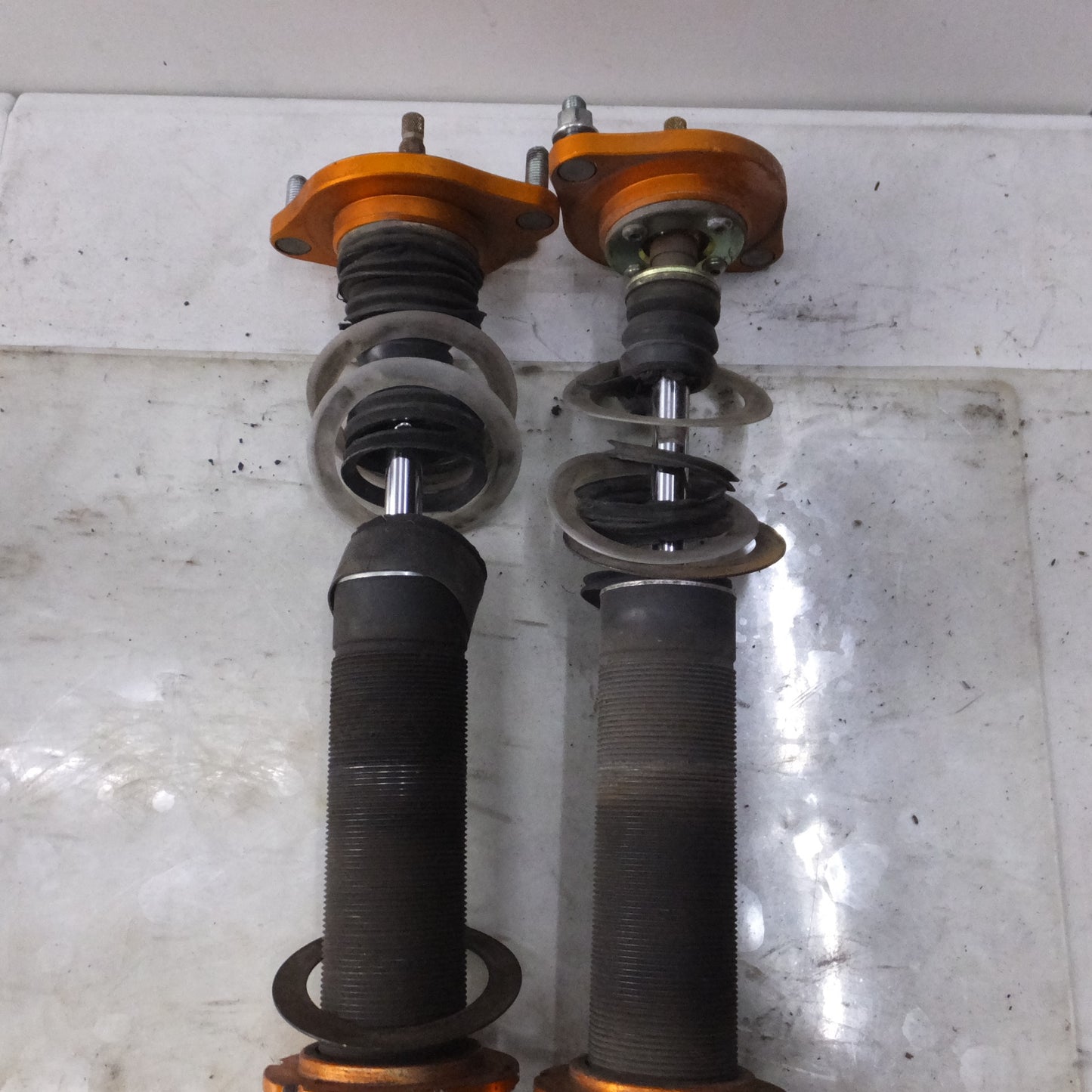 [送料無料] ◆ランサーエボリューション10  CZ4A KBEE サスペンション 車高調 ダンパー ケイビー ランエボ10 現状品◆