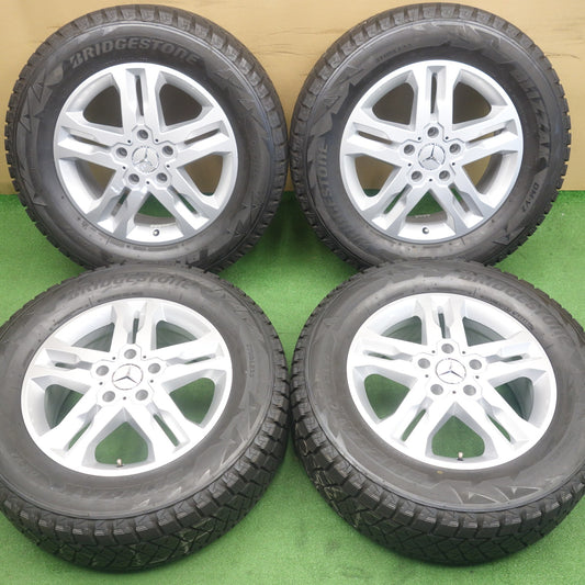 新車外し！ほぼ未使用★ベンツ ゲレンデ Gクラス G350 d 純正 265/60R18 スタッドレス ブリヂストン ブリザック DM-V2 18インチ PCD130/5H★6040403KTス
