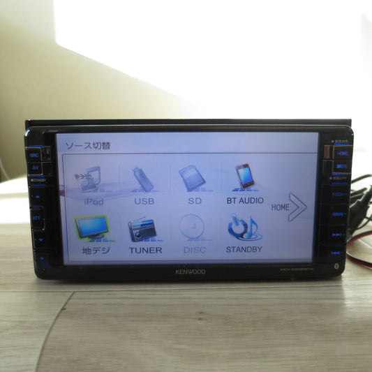 [送料無料] ◇Kenwood ケンウッド カーナビ メモリーナビ MDV-D502BTW 地図データ 2014年◇