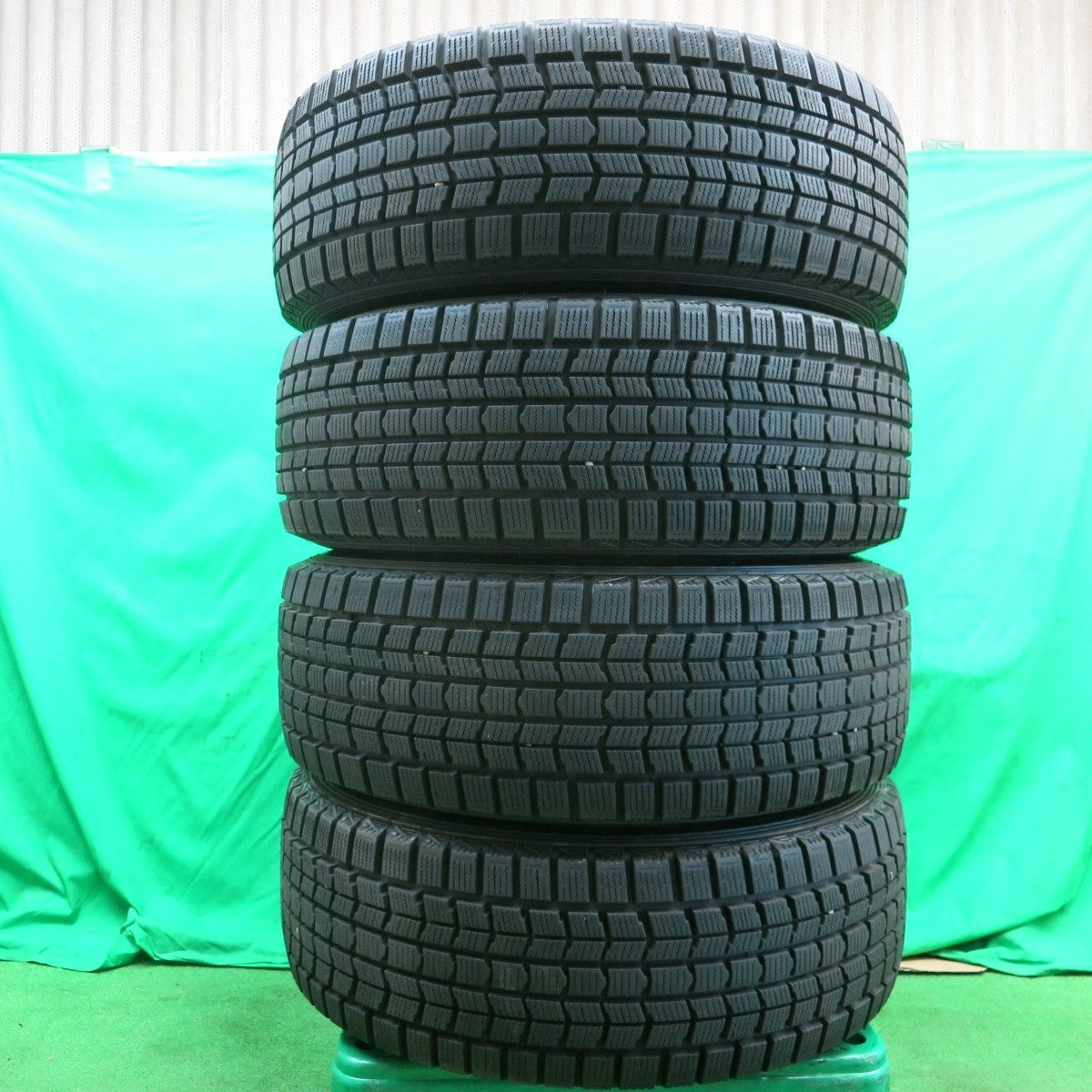 バリ溝！9.5分★ベンツ Gクラス ゲレンデ W463 純正 265/60R18 スタッドレス ダンロップ グラントレック SJ7 18インチ PCD130/5H★4051403ナス