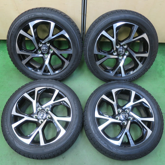 バリ溝！21年！9.5分★トヨタ CH-R 純正 225/50R18 スタッドレス トーヨー ウインター トランパス TX 18インチ CHR PCD114.3/5H★5081804イス