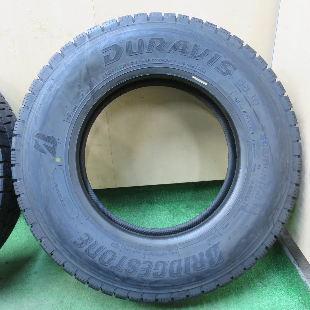 未使用！25年！6本★トラック タイヤ 205/80R17.5 120/118N ブリヂストン デュラビス G640 DURAVIS 17.5インチ★5122201イノタ