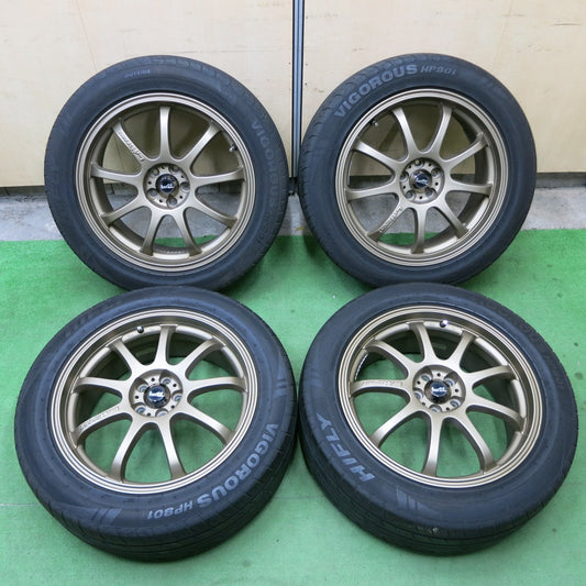 4本価格★フォレスター 等 LM SPORT 225/55R18 ハイフライ VIGOROUS HP801 LMスポーツ 18インチ PCD100/5H★5042302ナノ