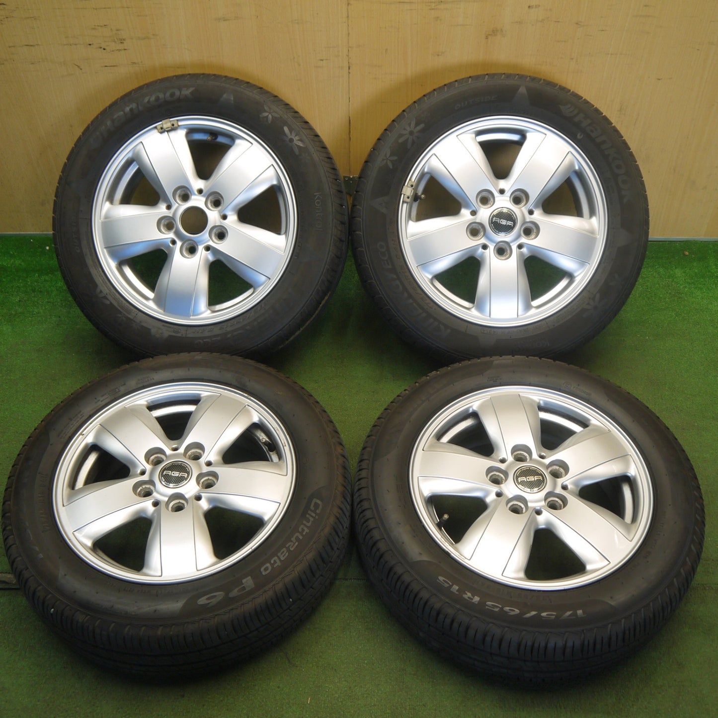 4本価格★MINI ミニ クーパー F56 純正 ヘリ スポーク 492 175/65R15 ハンコック キナジー エコ 15インチ PCD112/5H★6053105KKノ