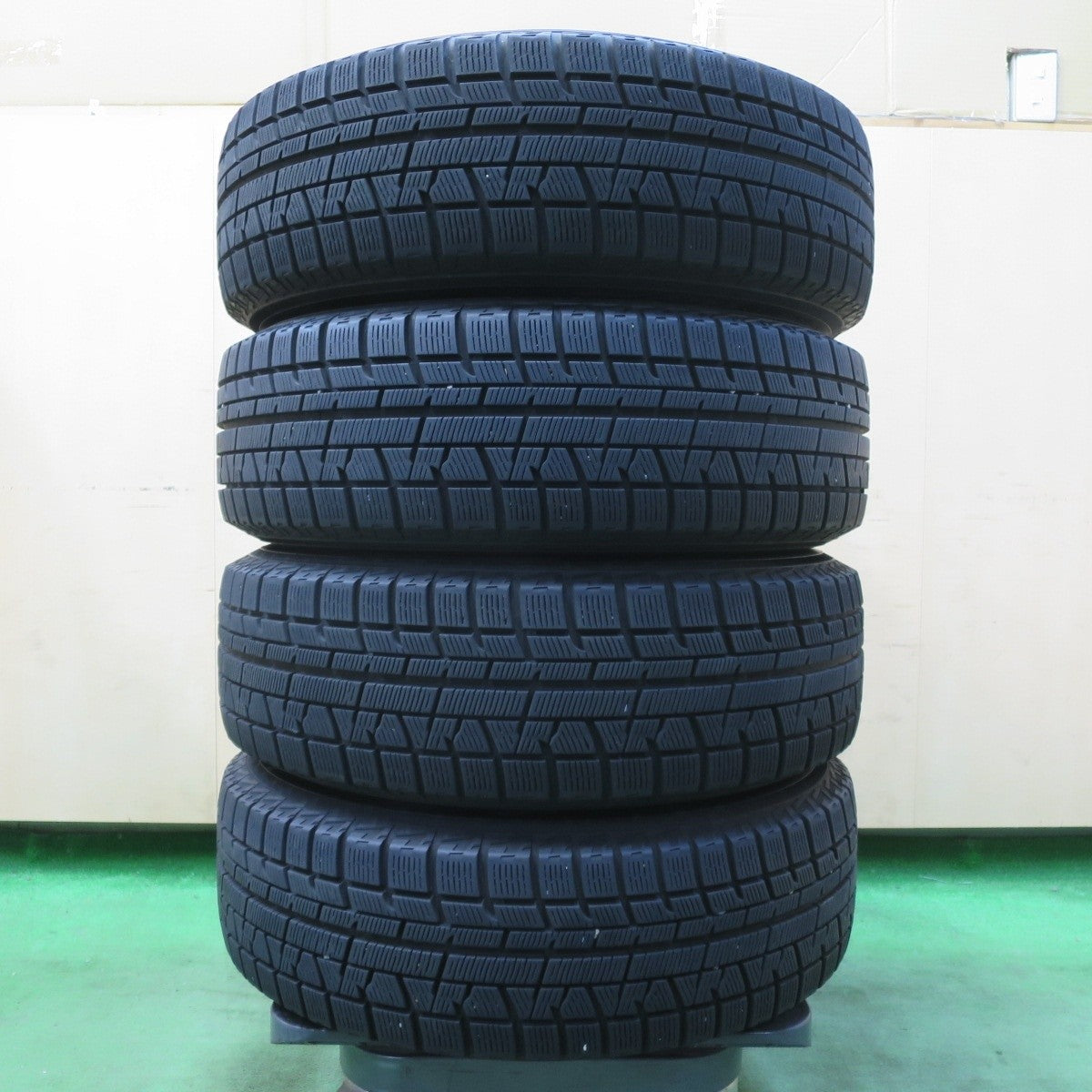 バリ溝！9分★プリウス 等 195/65R15 スタッドレス ヨコハマアイスガード iG50 プラス G.Speed Gスピード 15インチ PCD100/5H★5040804イス