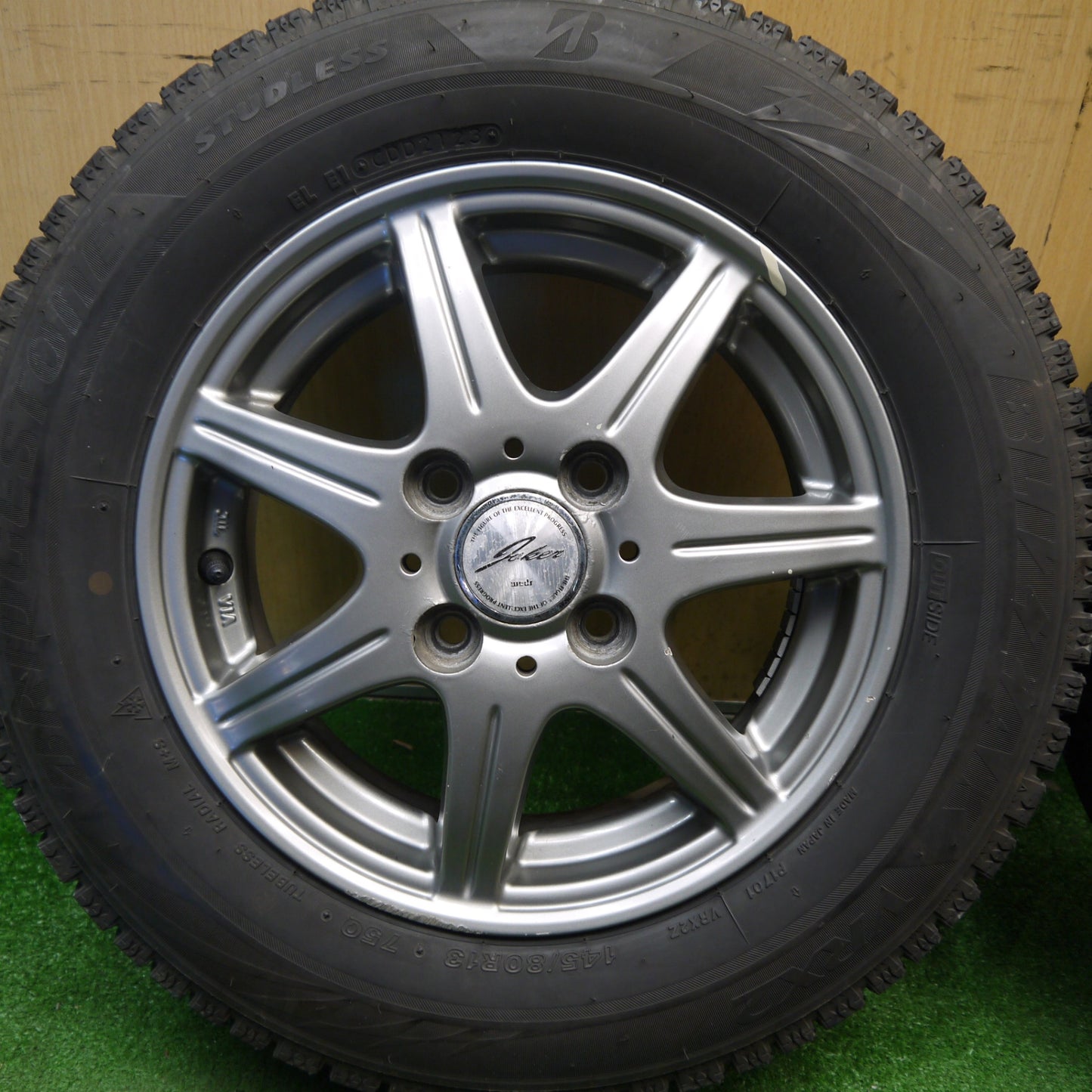 4本価格！23年★スタッドレス 145/80R13 ブリヂストン ブリザック VRX2 JOKER ジョーカー 13インチ PCD100/4H★6030903Hス