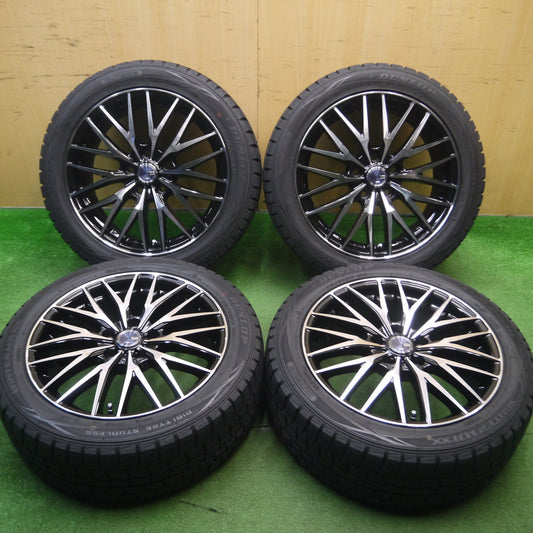 [送料無料] バリ溝！キレイ！8.5分★スタッドレス 215/50R17 ダンロップ ウインターマックス WM01 VENES TREAD FS01 17インチ PCD114.3/5H★5030507Hス