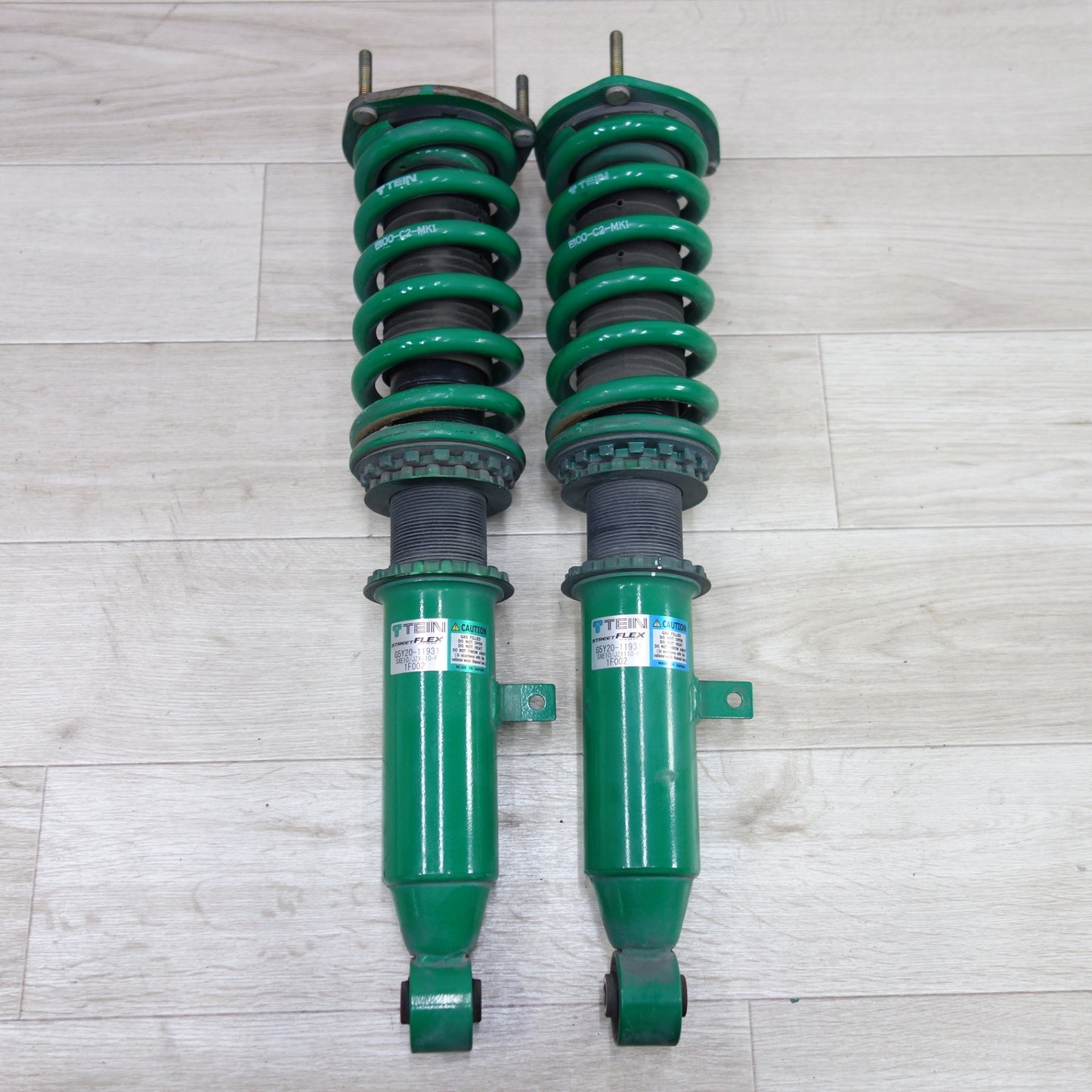 [送料無料] ◆SXE10 JZX110 アルテッツァ TEIN サスペンション G5Y21-11931 G5Y20-11931 STREET FLEX DAMPER 車高調 テイン 現状品◆