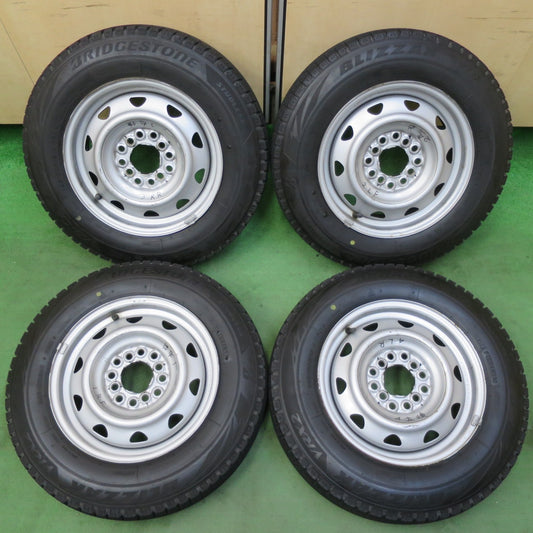4本価格★スタッドレス 145/80R13 ブリヂストン ブリザック VRX2 スチール ホイール 13インチ PCD100 110 114.3/4H マルチ★5042406イス