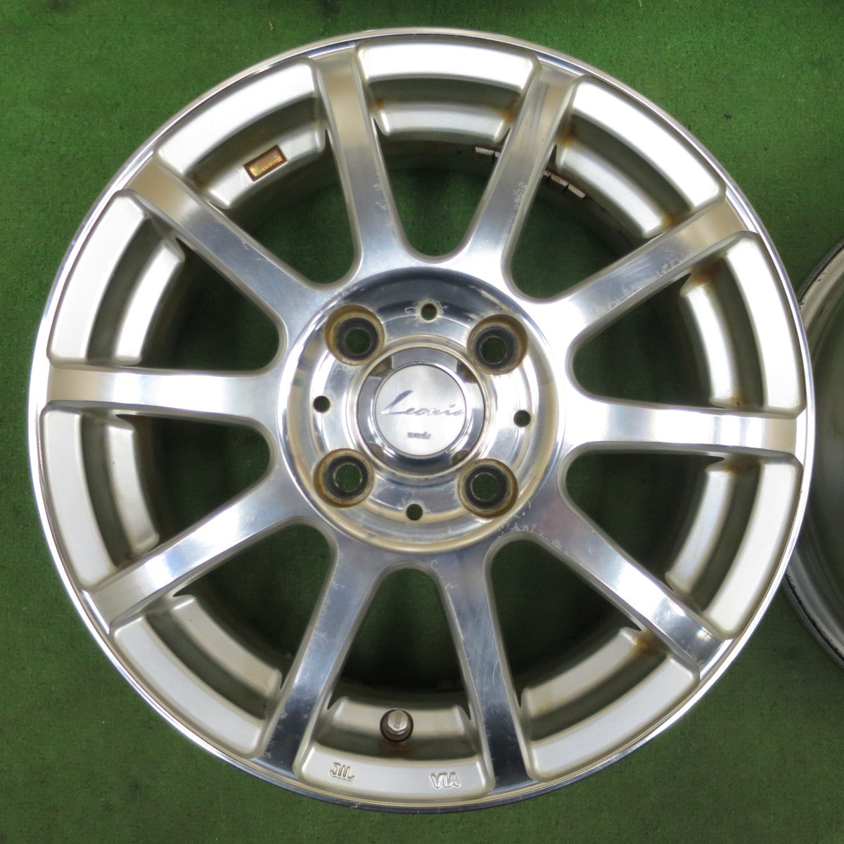 4本価格★Leonis FX weds 14インチ レオニス ウェッズ ホイール 14×5J PCD100/4H★6051202NGホ