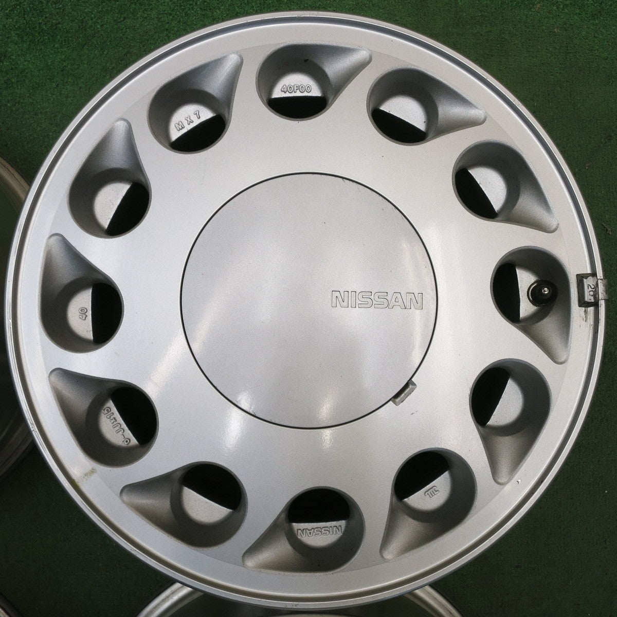 4本価格★日産 S13 シルビア 純正 ホイール 15インチ 火の玉 当時物 旧車 15×6JJ PCD114.3/4H★6042603HAホ