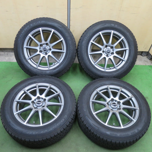 バリ溝！キレイ！9分★スタッドレス 225/65R17 グッドイヤー アイスナビ SUV WAREN ヴァーレン 17インチ PCD114.3/5H★6013106ナス