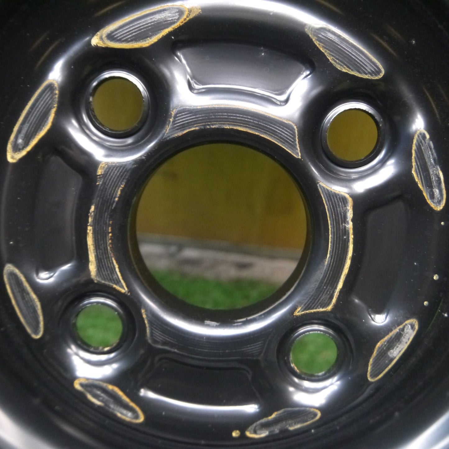 *送料無料* 新車外し★ホンダ フィット 純正 スチール ホイール 15インチ 15×5.5J PCD100/4H★4052105Hホ