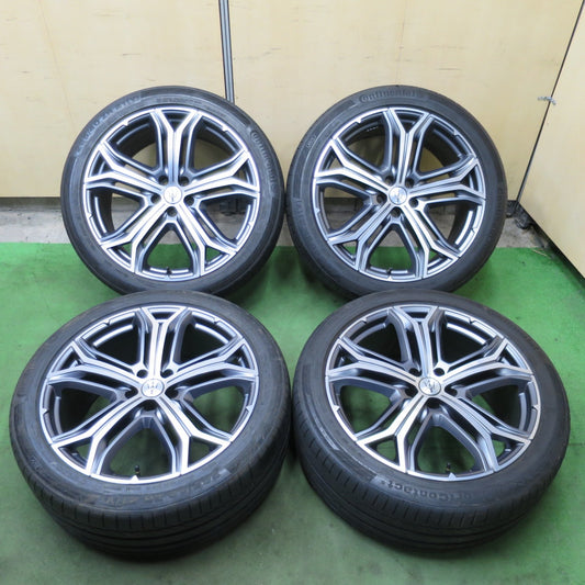 キレイ！24年★マセラティ レヴァンテ 純正 265/40R21 コンチネンタル コンチスポーツ コンタクト5 21インチ PCD114.3/5H★6021804ナノ