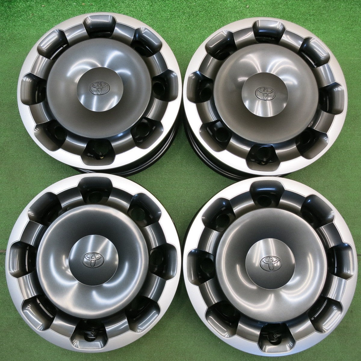 キレイ★トヨタ 10系 シエンタ Zグレード 純正 スチール ホイール 15インチ 15×5.5J PCD100/5H★6041202HAホ