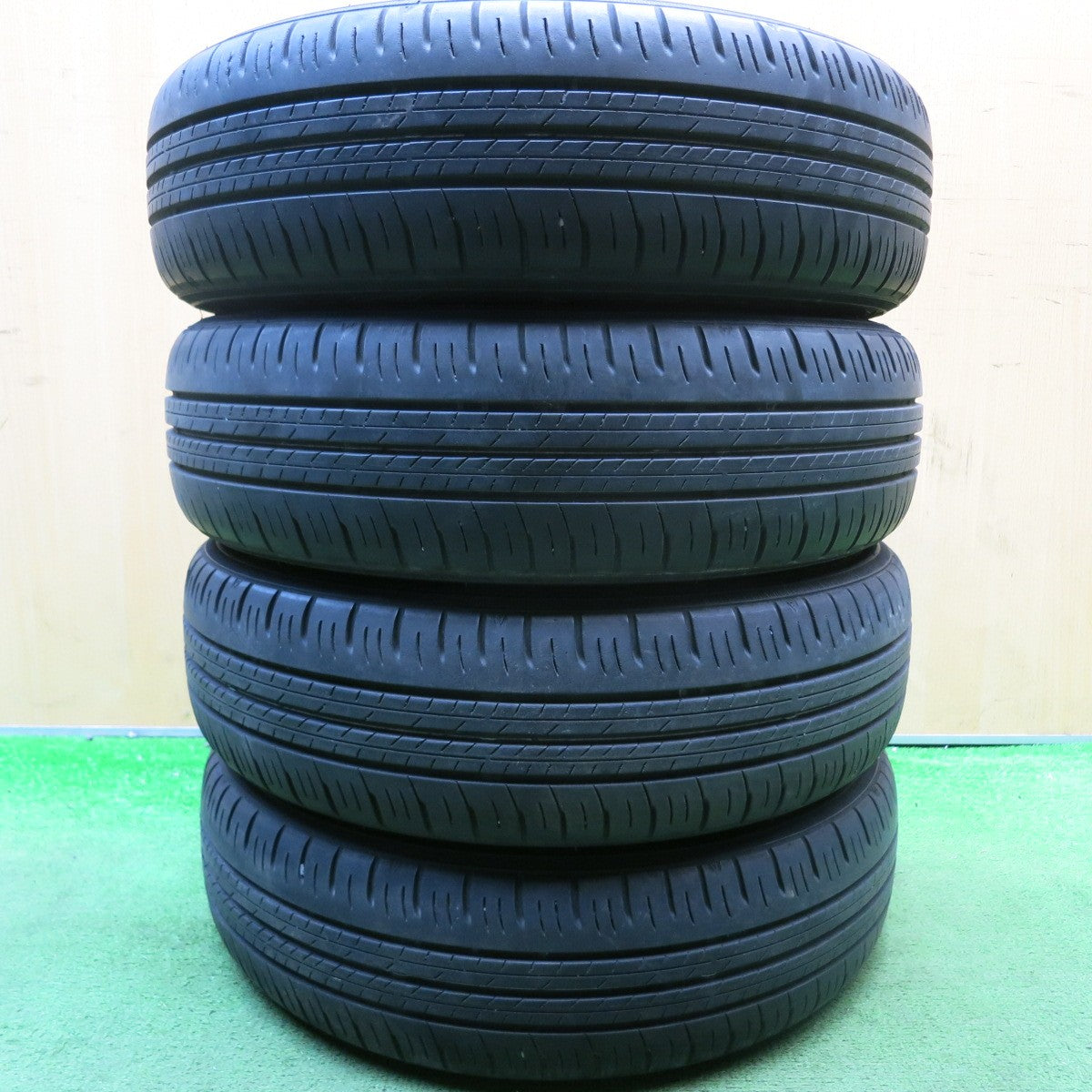 キレイ！21年★日産 ルークス 純正 155/65R14 ダンロップ エナセーブ EC300+ 14インチ PCD100/4H★5062807HAノ