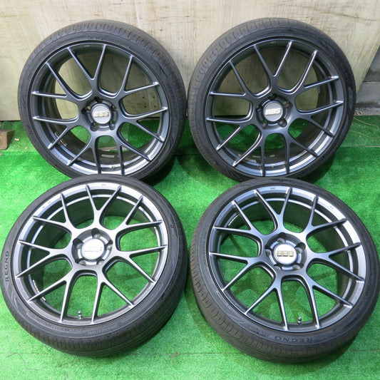 バリ溝！23年！キレイ！9.5分★BBS RE-V7 036 鍛造 235/35R19 ブリヂストン レグノ GR-X2 19インチ PCD114.3/5H★5050202HAノ
