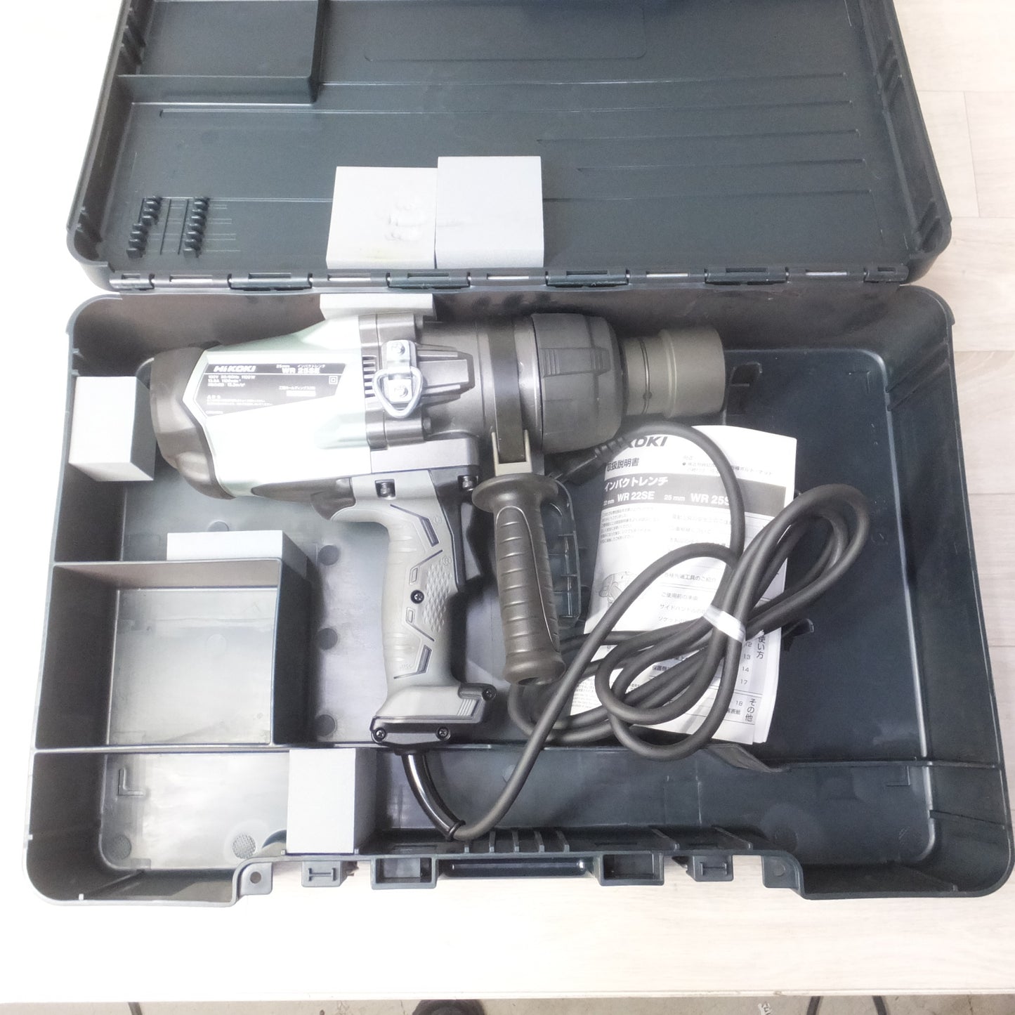 [送料無料] 美品◆HiKOKI ハイコーキ 25mm インパクトレンチ WR25SE コード式 電動工具 100V◆