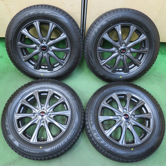 バリ溝！21年！キレイ！ほぼ10分★スタッドレス 175/65R15 ブリヂストン ブリザック VRX2 TEAD テッド 15インチ PCD100/4H★5101609イス