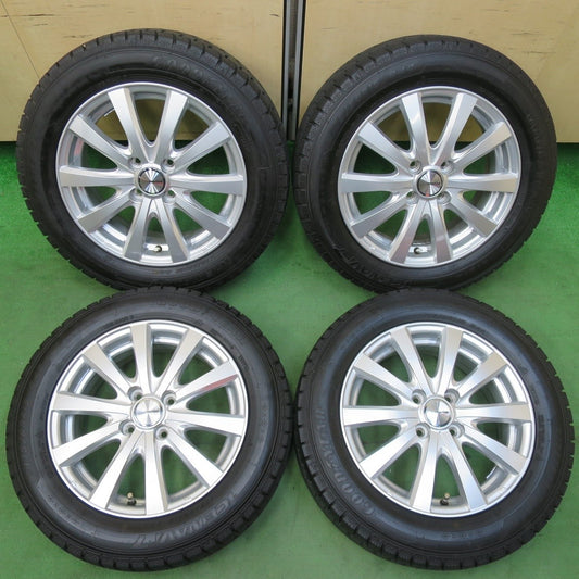 バリ溝！23年！キレイ！ほぼ10分★スタッドレス 175/65R15 グッドイヤー アイスナビ7 ravrion RS01 ラブリオン 15インチ PCD100/4H★5021709イス