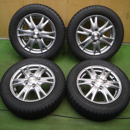 *送料無料* バリ溝！9分★スタッドレス 155/65R13 トーヨー ガリット G5 Exceeder エクシーダー 13インチ PCD100/4H★4060705Hス