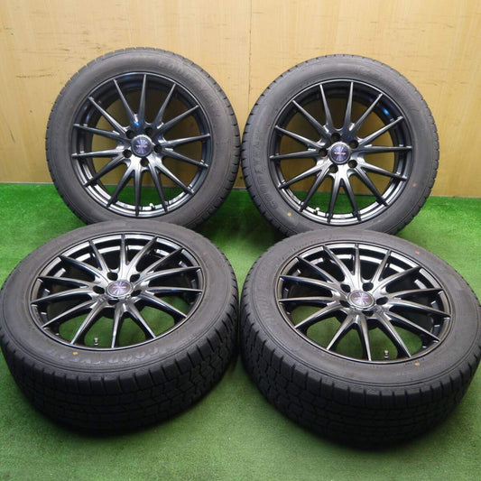 バリ溝！22年！キレイ！9.5分★スタッドレス 235/50R18 グッドイヤー アイスナビ7 VELVA SPORTZ ヴェルヴァ 18インチ PCD114.3/5H★5040805Hス