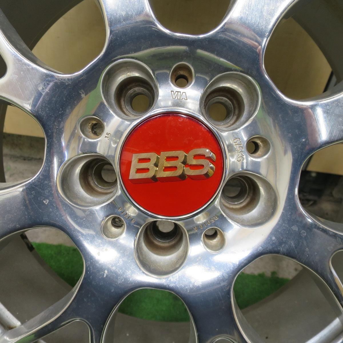2本価格★BBS RS910A 245/40R18 ブリヂストン ポテンザ S001 18インチ PCD112/5H★6022101ナノ