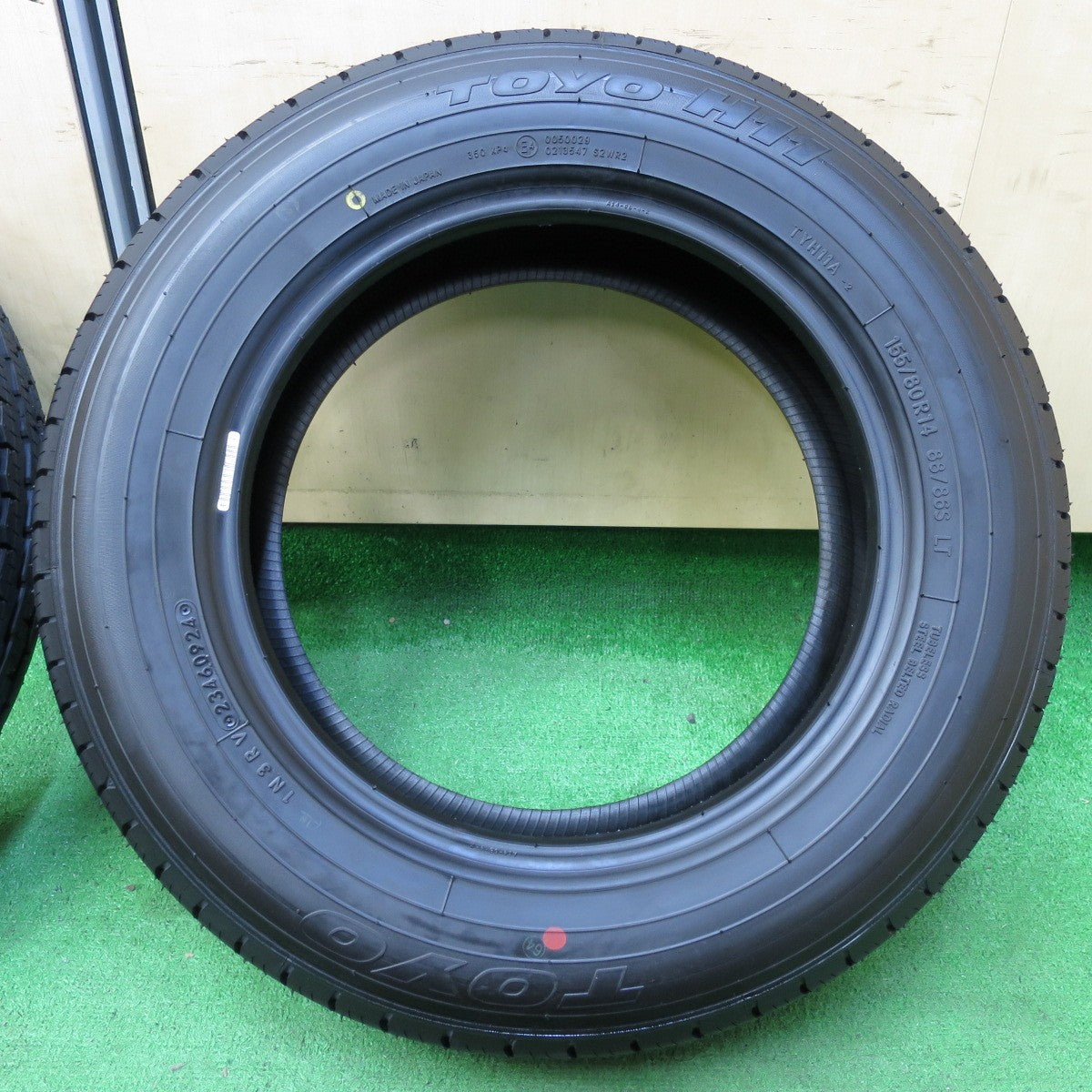 *送料無料* 新車外し！24年★155/80R14 88/86S トーヨー H11 タイヤ 14インチ サクシード プロボックス 等★4061110イノタ