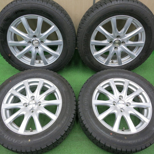 バリ溝！20年！キレイ！9.5分★スタッドレス 195/65R16 グッドイヤー アイスナビ7 ravrion RS01 ラブリオン 16インチ PCD100/4H★4113005NJス