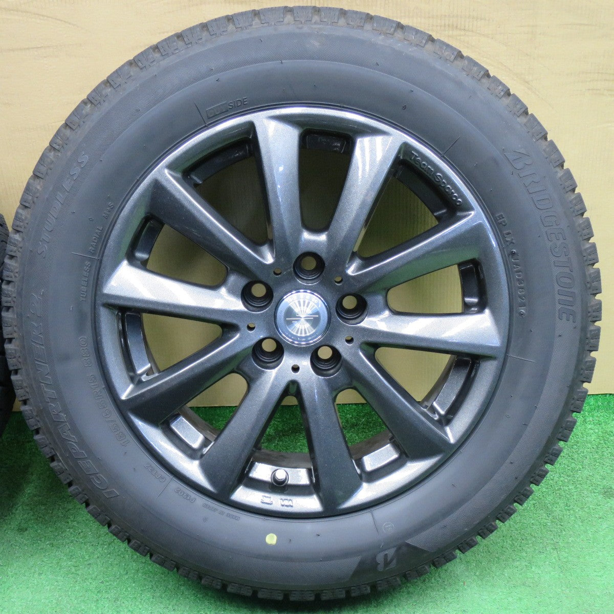 キレイ★アウディ ワーゲン 等 185/65R15 スタッドレス ブリヂストン アイスパートナー2 Team Sparco チームスパルコ 15インチ PCD100/5H★6041207NKス