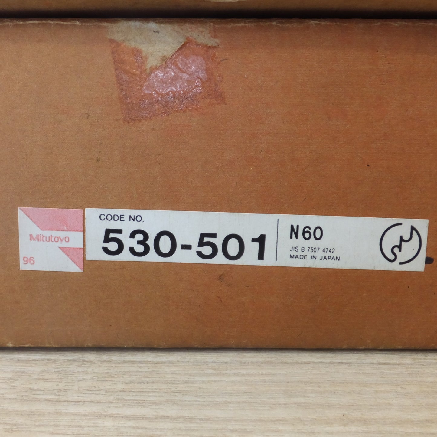 [送料無料] ★ミツトヨ Mitutoyo M形標準ノギス 530-501 N60　測定範囲 0～600mm★