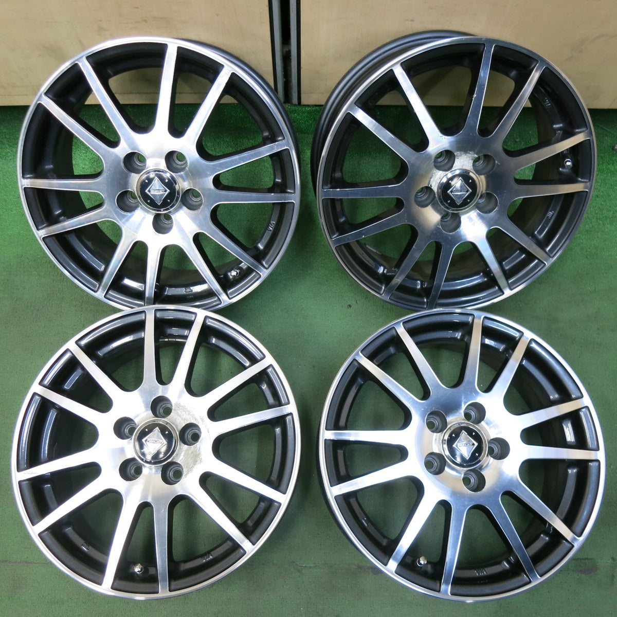 4本価格★プリウス 等 RiZLEY ライツレー 15インチ 15×6J PCD100/5H★5042510SYホ