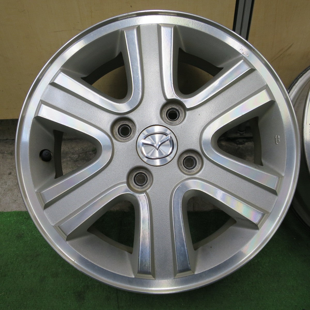 4本価格★マツダ スクラム ワゴン スズキ エブリイ ワゴン 純正 ホイール 14インチ 14×4.5J PCD100/4H★6061604NGホ