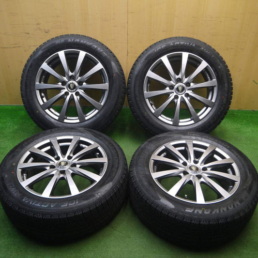 未使用！22年！キレイ★スタッドレス 215/60R17 ナンカン アイスアクティバ AW-1 MANARAY SPORT マナレイ スポーツ 17インチ PCD114.3/5H★5030308Hス