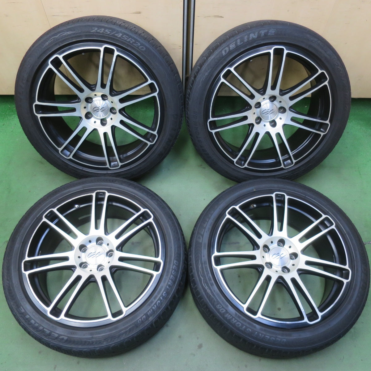 4本価格◎CEC C883 245/45R20 デリンテ デザートストーム D8+ DESERT STORM 20インチ PCD114.3/5H◎6091506IMノ