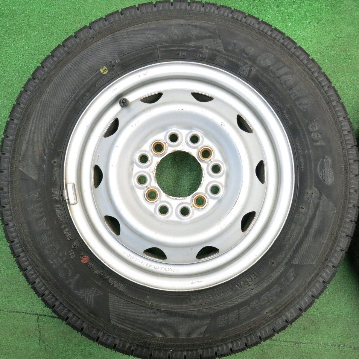 バリ溝！25年！ほぼ10分★スタッドレス 145/80R12 80/78N ヨコハマ アイスガード iG91 スチール ホイール 12インチ PCD100 110 114.3/4H マルチ★6040523HAス