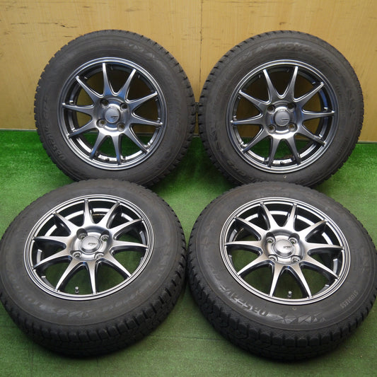 バリ溝！22年！8.5分★スタッドレス 165/70R14 トーヨー オブザーブ GIZ2 SPORT ABELIA スポルト アベリア 14インチ PCD100/4H★6022006Hス