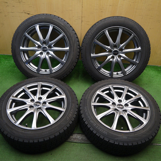 バリ溝！23年！キレイ！9.5分以上★ラクティス 等 175/60R16 スタッドレス ダンロップ ウインターマックス WM02 EuroSpeed MANARAY SPORT PCD100/5H★5070705Hス