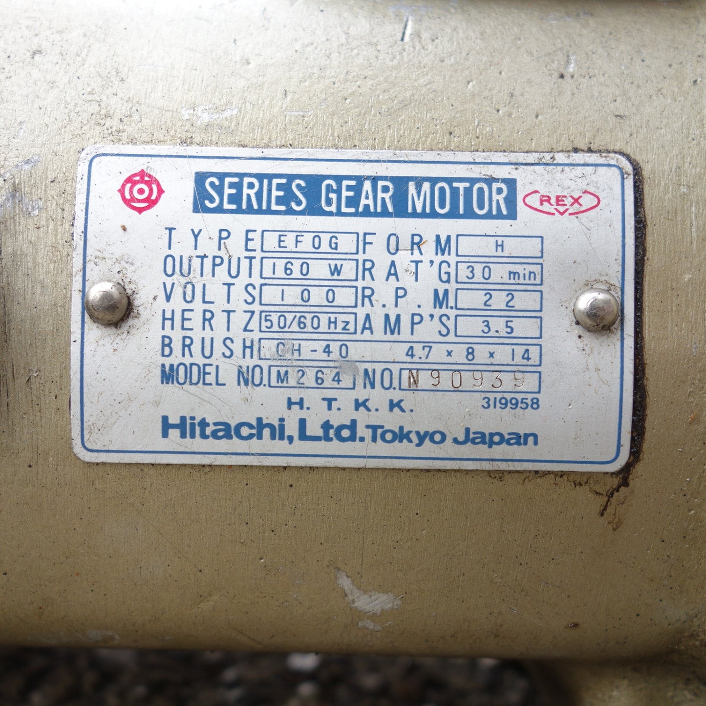 [送料無料] ◆REX レッキス ポータブルパイプマシン EF0G M264 ねじ切り機  切断機◆