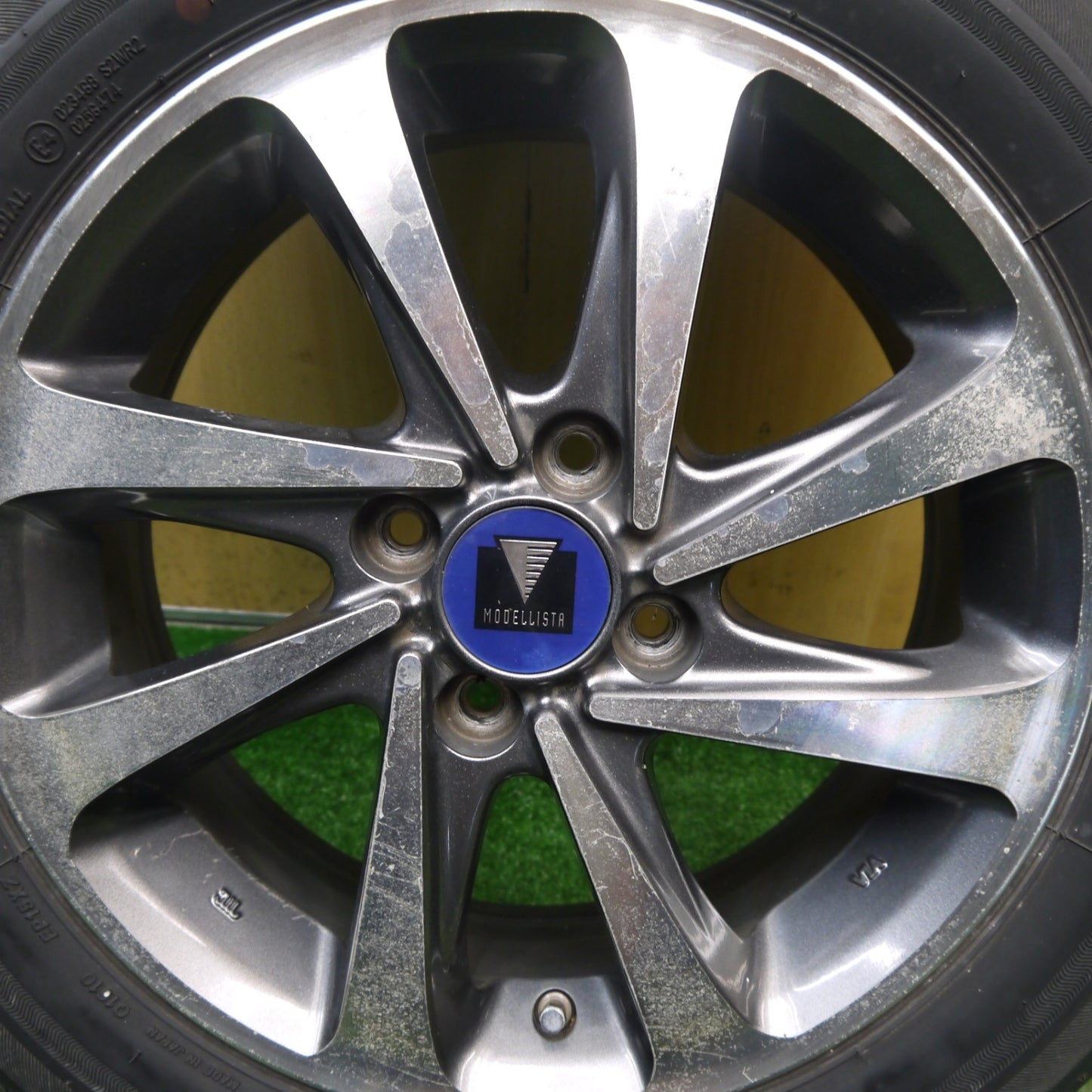 1本価格★MODELLISTA SpinAir Ⅱ ENKEI 185/60R15 ブリヂストン エコピア EP150 15インチ モデリスタ スピンエアー 2 エンケイ PCD100/4H★6020308Hノ