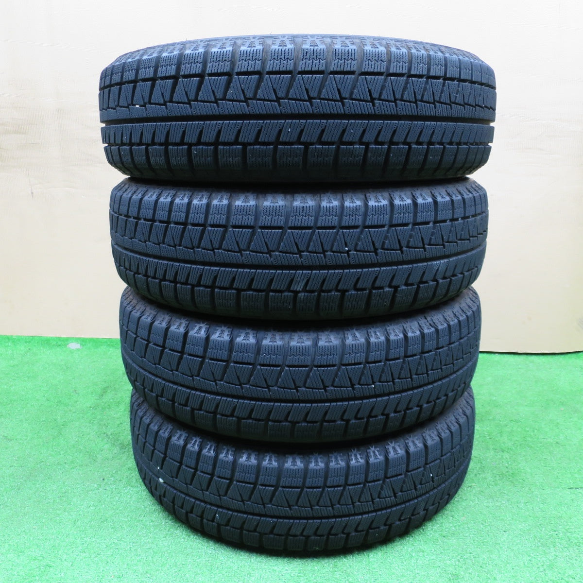 バリ溝！22年！キレイ！8.5分★スタッドレス 155/65R14 ブリヂストン アイスパートナー2 GRADUAL グラデュアル 14インチ PCD100/4H★5122802NKス