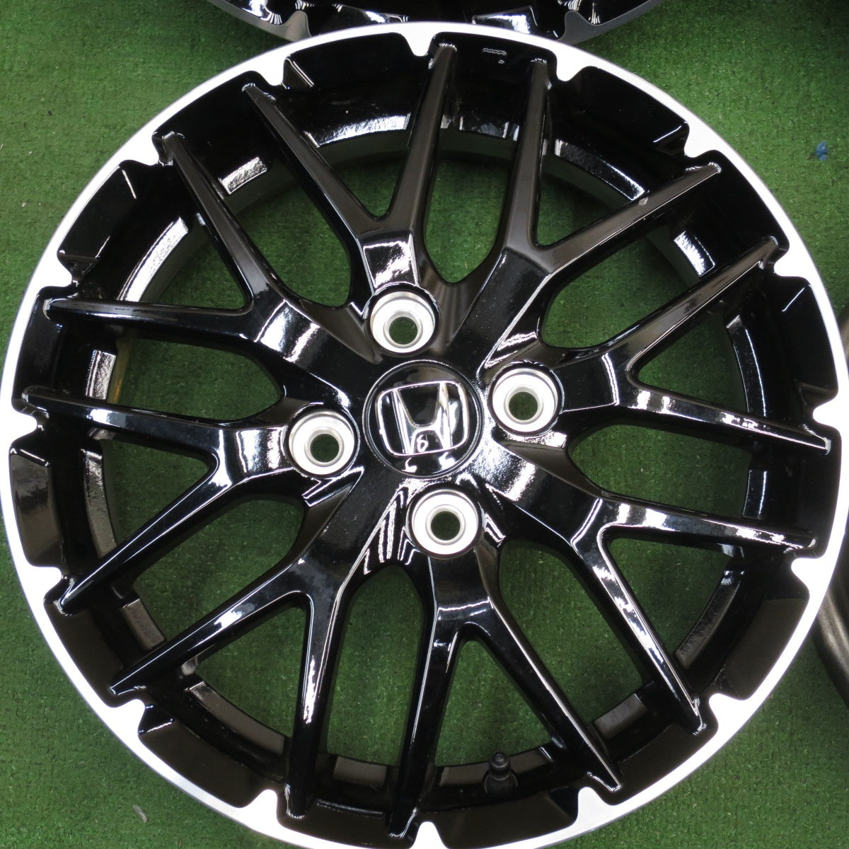 *送料無料* 新車外し★ホンダ N-BOX カスタム コーディネート スタイル 純正 ホイール 15インチ 15×4.5J PCD100/4H★4033002クホ