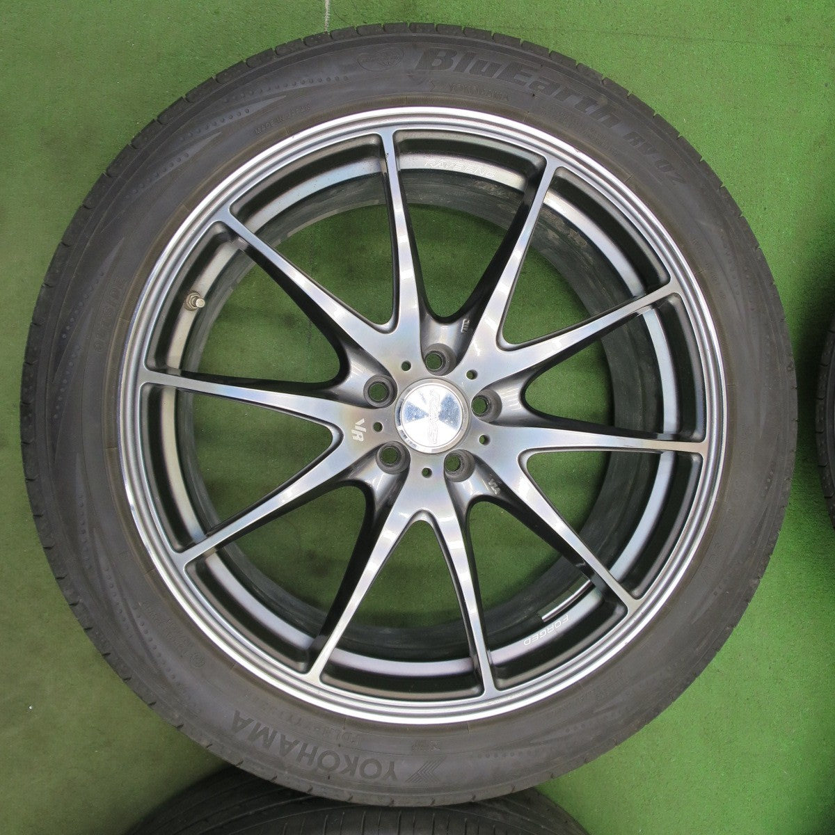 バリ溝！8.5分★フォレスター 等 RAYS VR G25 限定 プリズム カラー 245/45R19 ヨコハマ ブルーアース RV-02 19インチ レイズ PCD100/5H★6031401ナノ