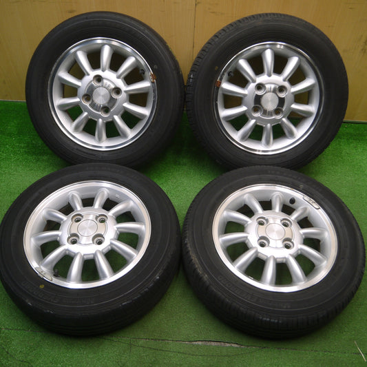 [送料無料] 4本価格★スズキ ラパン 純正 155/65R13 オートバックス Maxrun EVERROAD 13インチ PCD100/4H★5011402Hノ