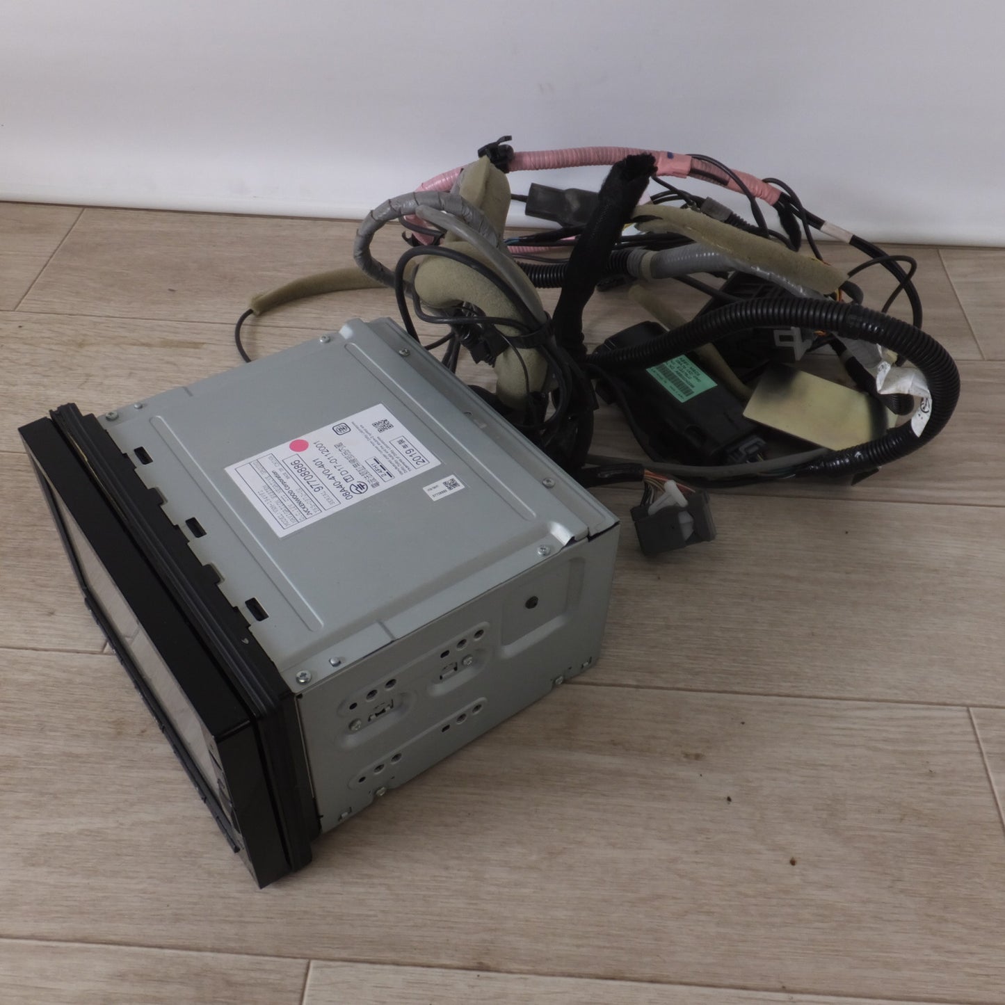 [送料無料] 現状品★ケンウッド製 ホンダ 純正 ベーシックインターナビ Gathers VXM-194VFI セキュリティロック[24]★