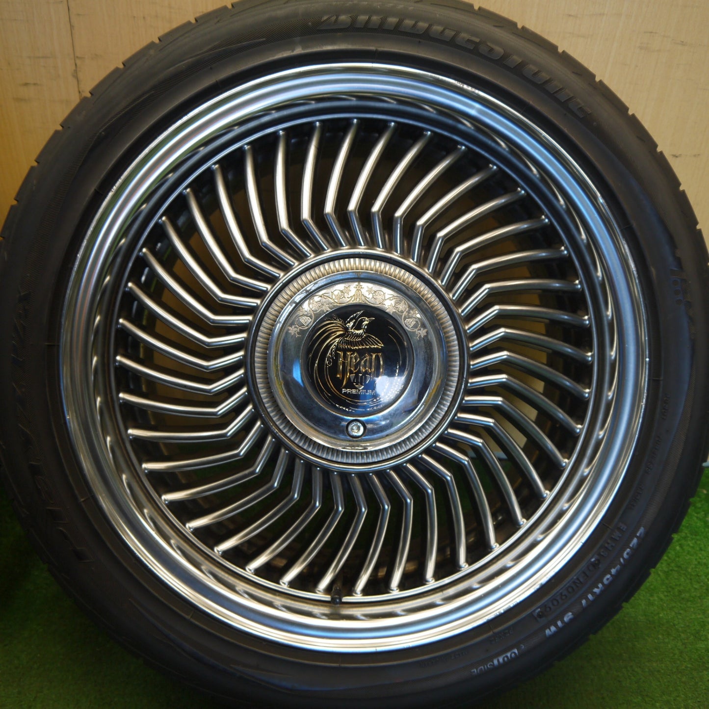 4本価格★CARVING HeaD 40 PREMIUM 225/45R17 ブリヂストン プレイズ PZ-X カービング ヘッド プレミアム 17インチ PCD100/4H 5H マルチ★6041402Hノ